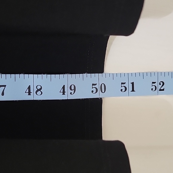 Investments Woman Soft Separates, Size 1X Black Mid-Length Sleeved Dress, EUC - Picture 6 of 10